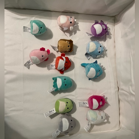 Squishmallows Toys Pack Of 3 Squidhville Squishmallows And 2 Bigger